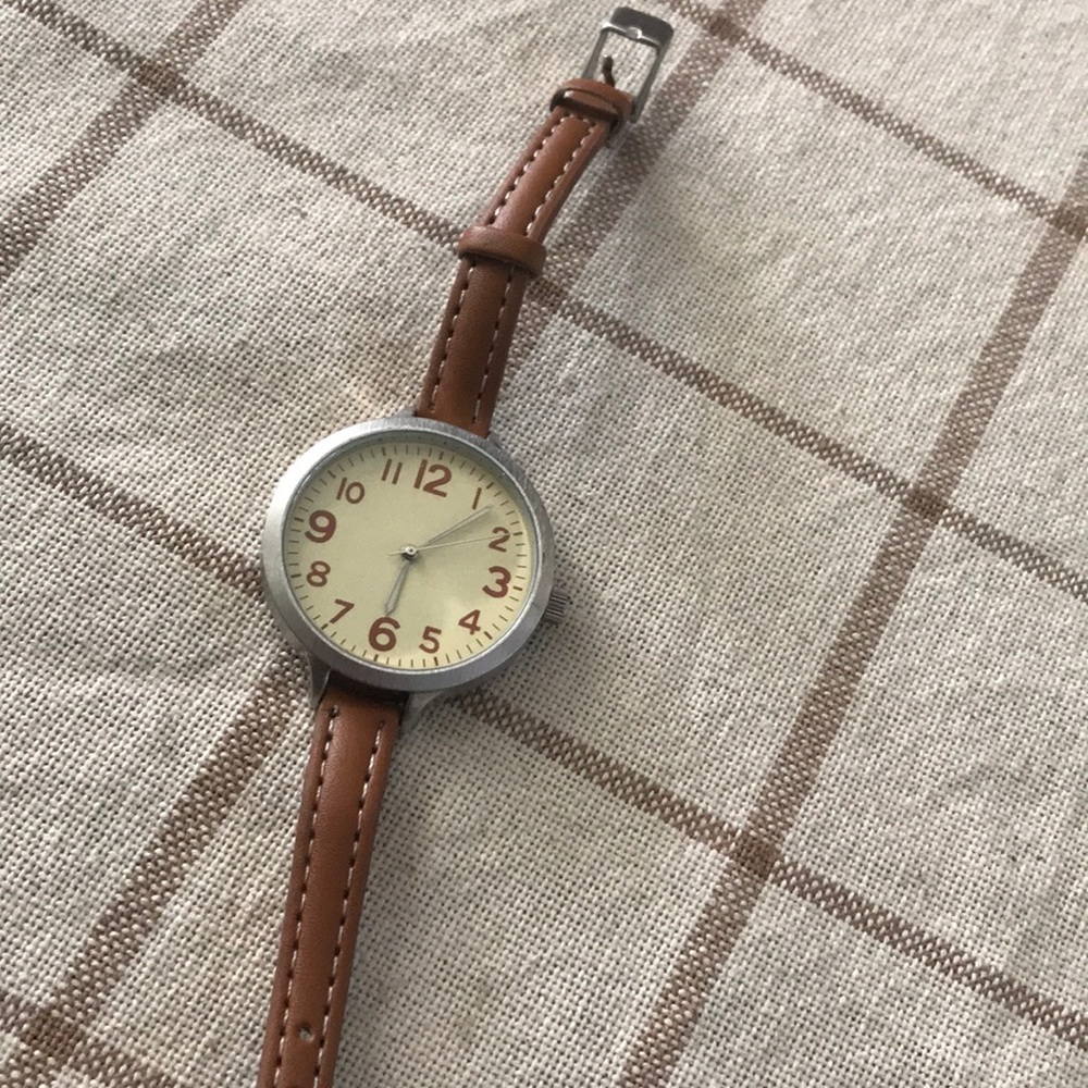 Tan watch
